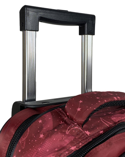 Iron Man Avengers Trolley Bag with 3D Clock Design