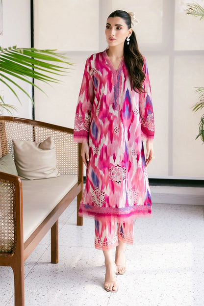 Nureh Printed And Embroidered Chikankari Lawn 2pc - Summer