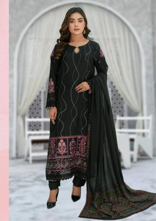 Meemsey Embroidered Wool 3 piece suit - winter