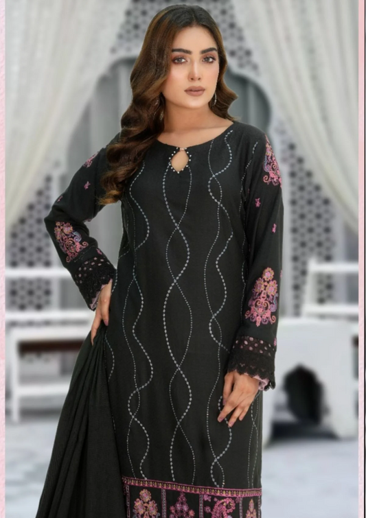 Meemsey Embroidered Wool 3 piece suit - winter