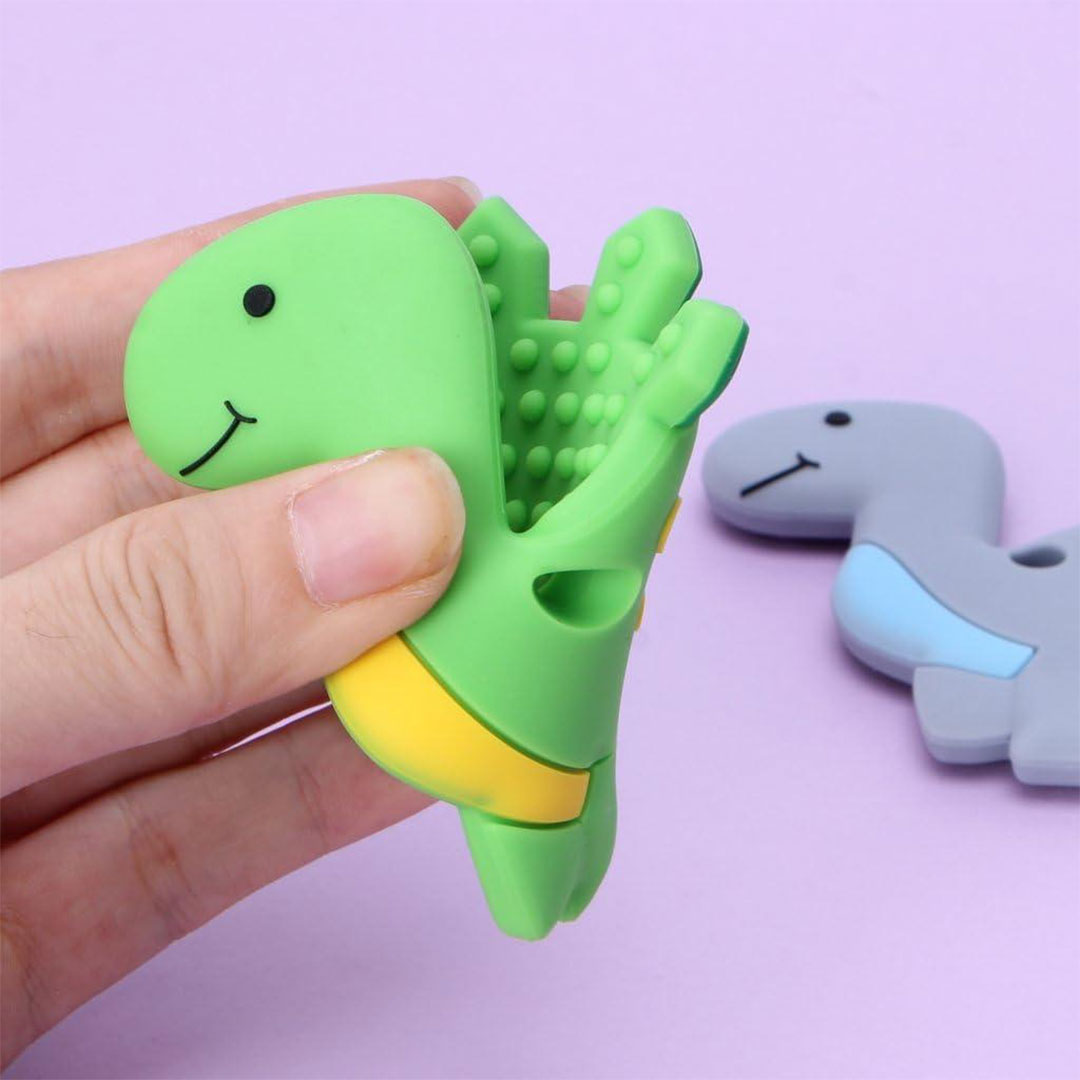 Dinosaur Soft Silicone Baby Teether