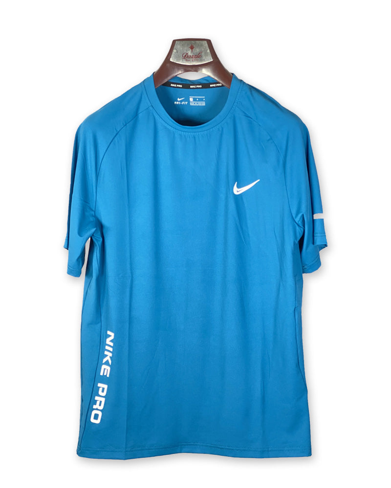 Nike Pro Men’s Dri-FIT Blue Training T-Shirt – Performance Activewear