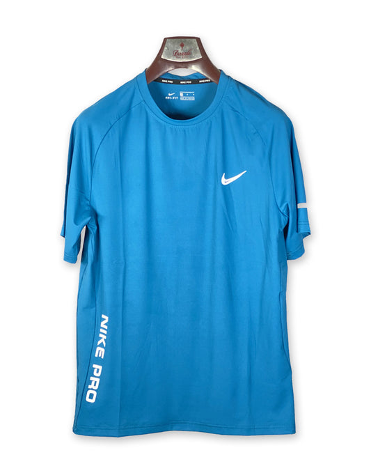 Nike Pro Men’s Dri-FIT Blue Training T-Shirt – Performance Activewear
