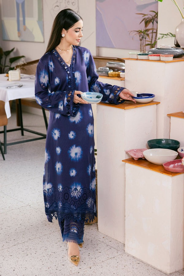 Nureh Printed And Embroidered Chikankari Lawn 2pc - Summer