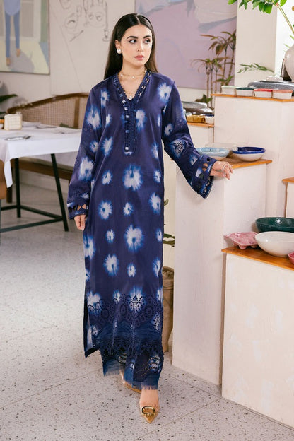 Nureh Printed And Embroidered Chikankari Lawn 2pc - Summer