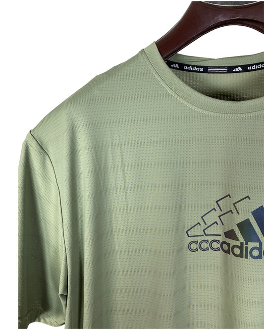 Adidas Terrex Men’s Olive Green T-Shirt – Lightweight Activewear