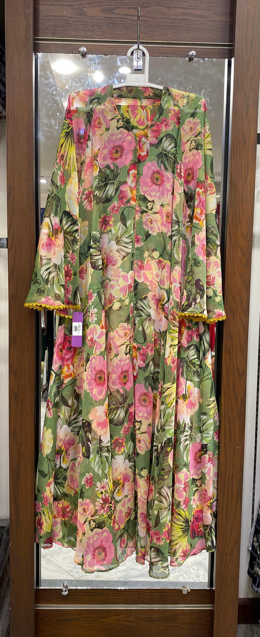 Printed Abaya