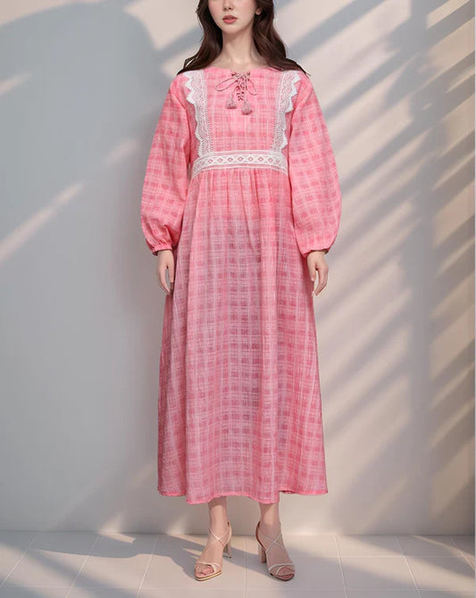 Checked Maxi