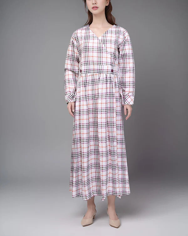 Checked Maxi
