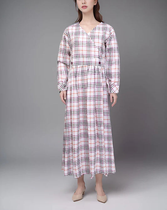 Checked Maxi