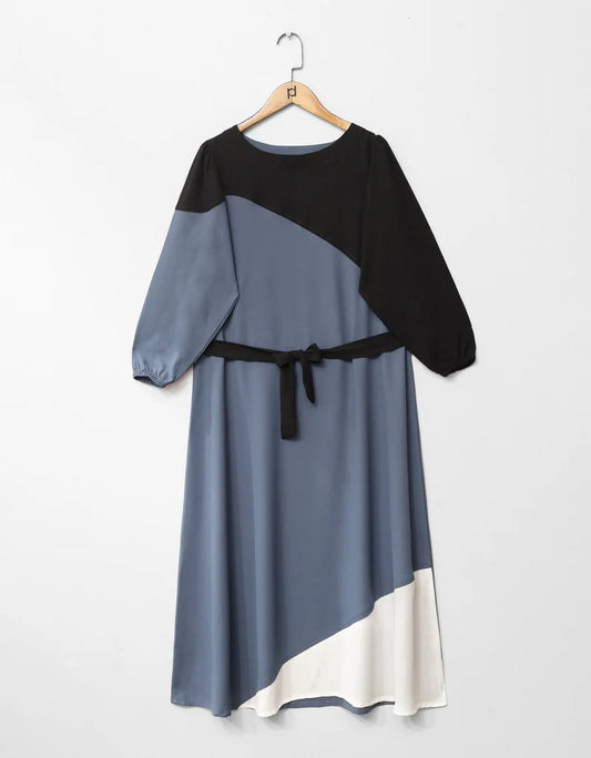 Color Blocking Maxi
