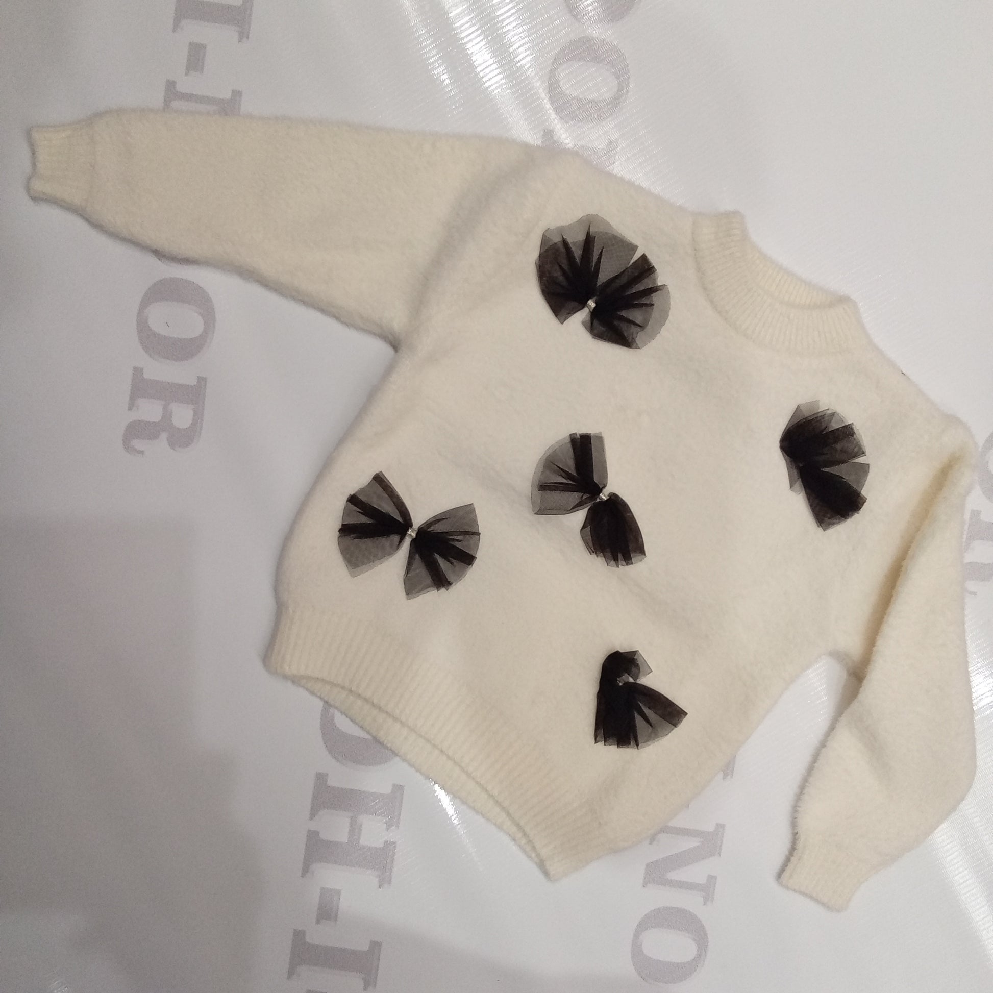 Girl rabbit wool sweater (8069851611443)