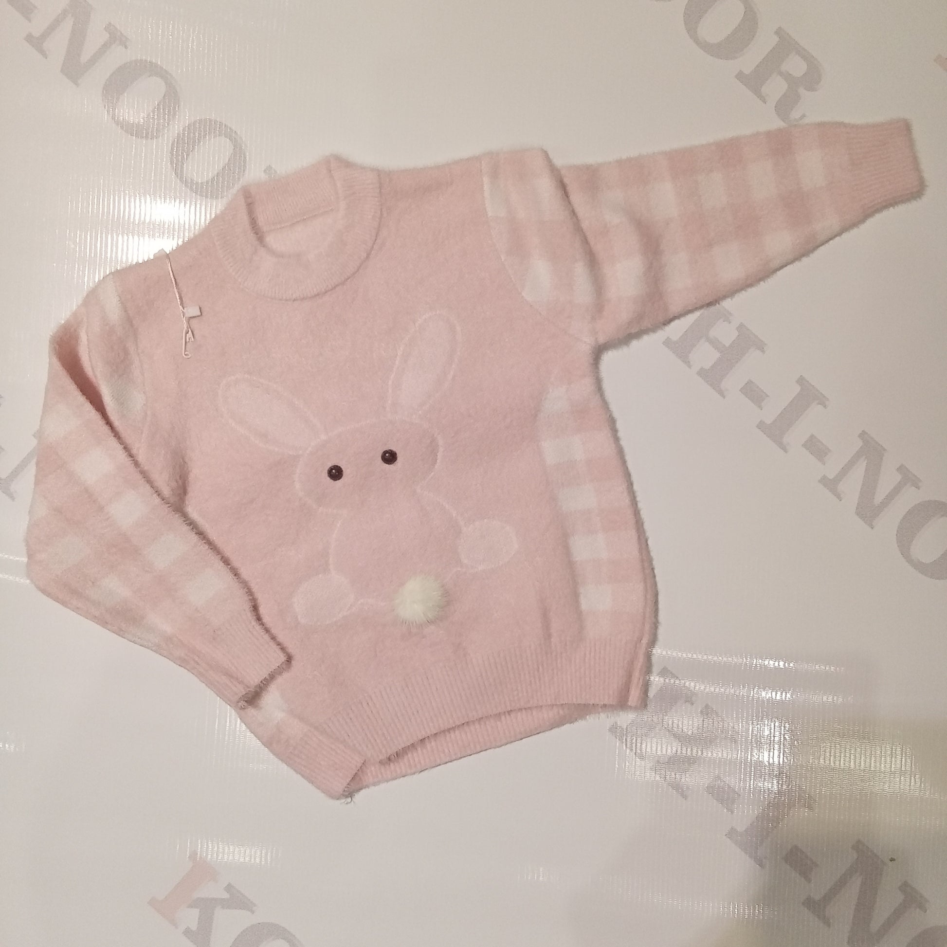 Girls rabbit wool sweater (8069861278003)