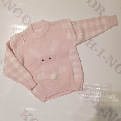 Girls rabbit wool sweater (8069861278003)