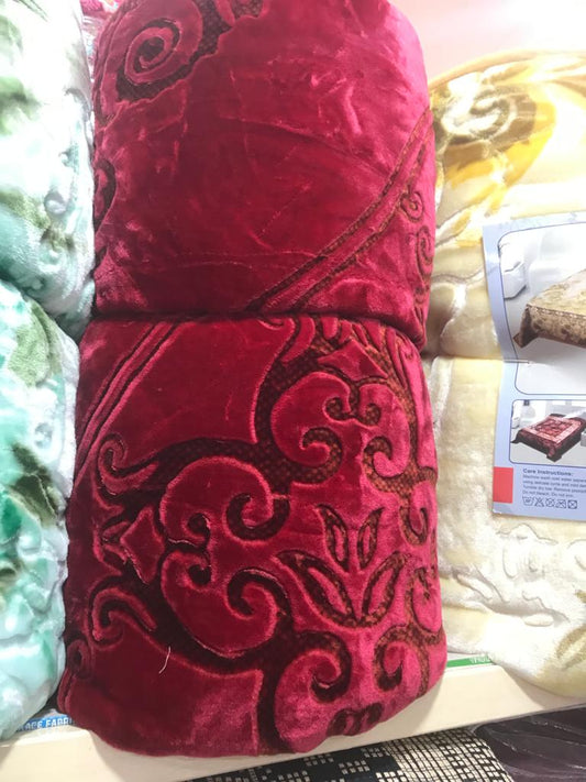 Blanket 2 Ply Embossed Double bed (8055357079859)